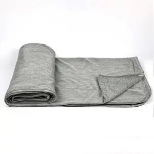 Custom logo 100% Cotton Cooling Blanket For Hotter Sleeper