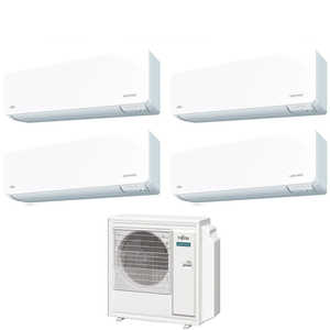 Aire acondicionado Fujitsu Quadri Split Inverter KG AIRSTAGE series 7 + 12 + 12 + 14 con AOEG30KBTA4 Wi-Fi integrado 7000 + 12000 + 12 en el - Product Image 4