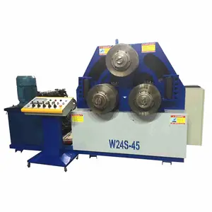 W24S-45 steel metal channel hydraulic aluminum profile bending machine in Arc