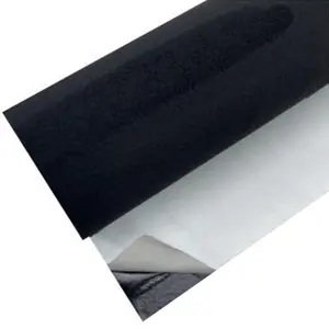 Tissu en daim Tissu en daim auto-adhésif en daim Noir Gris pour intérieur de voiture Imperméable