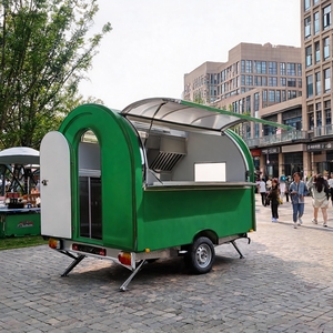 Food Truck Rétro Moderne en Acier Inoxydable, Tôle Galvanisée, Aluminium et Fibre de Verre pour la Restauration Rapide en Extérieur - Product Image 6