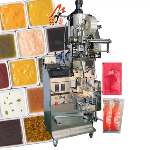 New Design Auto Sachet Filling And Sealing Packing Machine For Honey Chili Sacue Ketchup Juice Oil Perfume Shampoo Cream