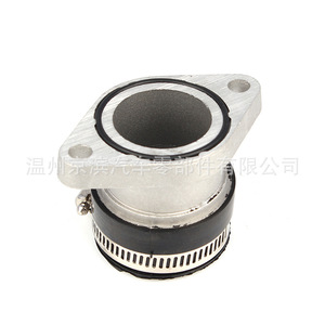 Interfaz de colector de admisión Yamaha Wolverine 350 SMF-IM006, pieza de repuesto de goma para YFM350 Big Bear 350 - Product Image 5