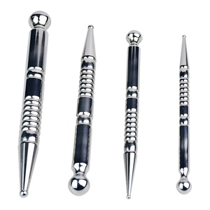 FRRK-221 Palo de Metal Uretral con Forma de Ojo de Caballo, Palo de Masaje Prostático Posterior con Cuentas, Dispositivo de Masturbación Masculina para Adultos - Product Image 1