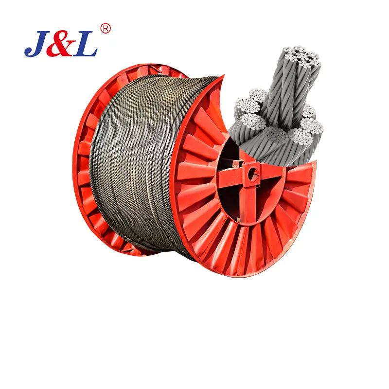 JULI Steel Wire Rope Hoisting Rope Supplier 6X36WS-IWRC Dia. 8-150mm Customized Crane Wire Cable EN12385 Galv. Rope