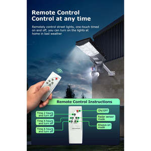 Ubox-Farola solar de alta calidad para exteriores, con sensor PIR de detección de movimiento PTZ IP66, tarjeta SIM 4G, cámara CCTV y wifi, 6MP - Product Image 2