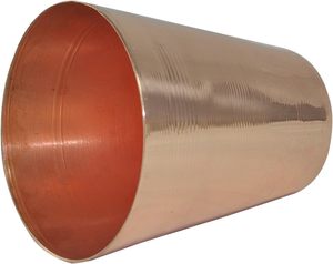 Taza de Moscú de cobre martillado en acabados dorados brillantes para utensilios de cocina, decoración, accesorios de barra, precio minorista al por mayor - Product Image 2