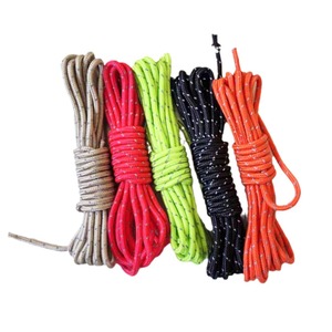 Cuerda de nailon de 3,8 cm x 12 m, cuerda reflectante de triple capa para tienda de campaña, cuerda de seguridad para uso en exteriores en todas las estaciones - Product Image 2