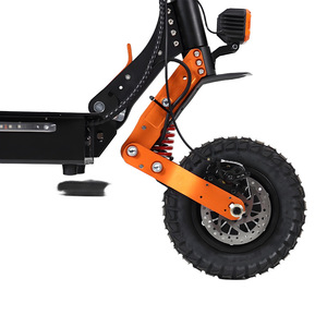 Trottinette électrique tout-terrain 2400W à double moteur, pliable, longue portée, pour adulte, étanche, orange - Product Image 4