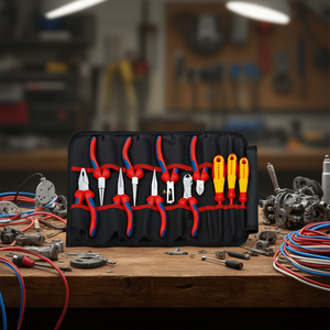 Juego de herramientas Knipex de 11 piezas, bolsa enrollable con alicates y destornilladores para reparaciones eléctricas y mecánicas - Product Image 2