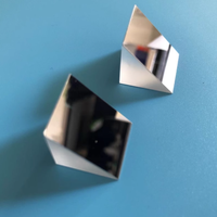 Prisme triangulaire équilatéral optique de bonne qualité d'usine K9 BK7 prisme de réflexion à angle droit enduit