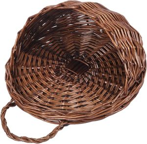 YULIN JIAFU Handmade Eco-Friendly Nautical Style Woven <strong>Wicker</strong> Hanging <strong>Storage</strong> <strong>Basket</strong> Wall Decorations for Home Garden Wedding - Product Image 2