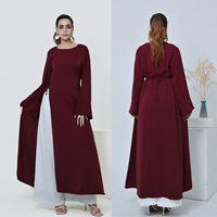Abaya 2026, vêtements islamiques tendance, haut long à fente latérale, robe musulmane pour femmes, vêtements modestes pour femmes musulmanes, robe de tous les jours