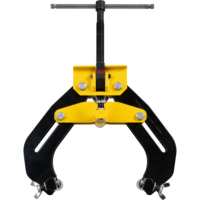 Collier de serrage robuste pour alignement de tuyaux, collier de serrage pour assemblage de tuyaux avec vis à action rapide et vis de réglage de contact en acier inoxydable