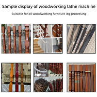 Máquina Automática para Tornear Madera GR-1220, Torno CNC para Madera para Hacer Bates de Béisbol, en Oferta