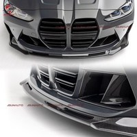 Aerokits pour G81 M3 Touring Facelift, style VRS, diffuseur avant en fibre de carbone sèche pour BMW M3 G80 M4 G82, séparateur de pare-chocs