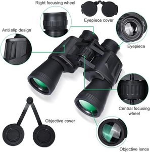 Ống nhòm ngoài trời công suất cao dành cho người lớn 20x50 gấp Hướng dẫn sử dụng ống nhòm Zoom tầm xa Kính thiên văn chuyên nghiệp - Product Image 4