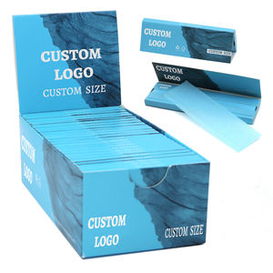 Customizable Wholesale Slow Burning 100% Natural Gum Arabic Kingsize Smoking <b>Rolling</b> <b>Paper</b> hemp <b>wraps</b> weeding packaging - Product Image 1