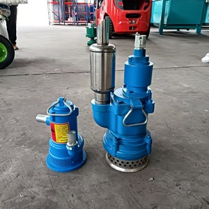 Pompe submersible pneumatique FQW 1 CV antidéflagrante centrifuge pour drainage minier, raccord à bride, sortie 1 pouce - Product Image 3