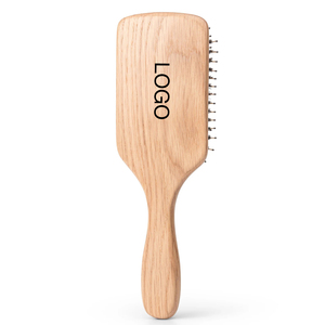 Cepillo de pelo de madera de roble natural con cerdas de jabalí, tipo pala con cojín de aire, antiestático y desenredante, <span class=keywords><strong>para</strong></span> mujeres y hombres, <span class=keywords><strong>para</strong></span> <span class=keywords><strong>cabello</strong></span> húmedo o seco, al por mayor - Product Image 3