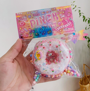 Juguete Sensorial Antiestrés de TPR en Forma de Donut, Hecho a Mano y Personalizado, de Lenta Recuperación, Novedoso, para Niños y Amigos, Regalos para Aliviar el Estrés - Product Image 1