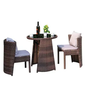 Tavoli e sedie da Bar impermeabili per la cena all'aperto a buon mercato per Bar con imbottitura