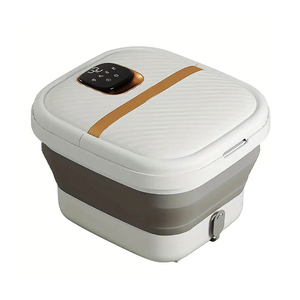 <b>Foldable</b> Portable Health Care Pedicure Spa Collapsible Heat Bubble Vibrating Foot <b>Bath</b> Massager Mat Massage Mat - Product Image 1