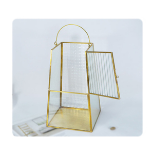 Boîte à bijoux en verre en cuivre dur, boîte en verre au plomb classique, boîte en verre pratique avec une belle finition - Product Image 3