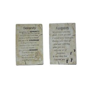 Hot Sale Cheap Stone Shape Resin Memorial Stones <strong>Grave</strong> <strong>Ornaments</strong> of <strong>Grave</strong> Items Remembrance Resin Memorial Plaques - Product Image 6