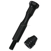 Nouvel outil à trois mâchoires 0.3-3.4mm, 10 pièces, noir, manuel, petite main, Mini perceuse, ensemble de mèches