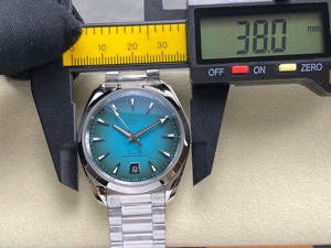 Montre mécanique de luxe de qualité supérieure, étanche, 38 mm, mouvement VS Factory 8800, 50 bars, bracelet en cristal de saphir turquoise - Product Image 6