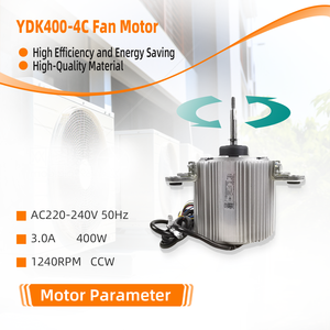 YDK400-4C AC220-240V 50Hz 3.0A 1240RPM 400W CCW Outdoor Air Conditioner Parts New 400W Air Conditioner <strong>Motor</strong> YKS-400-4-3 - Product Image 3