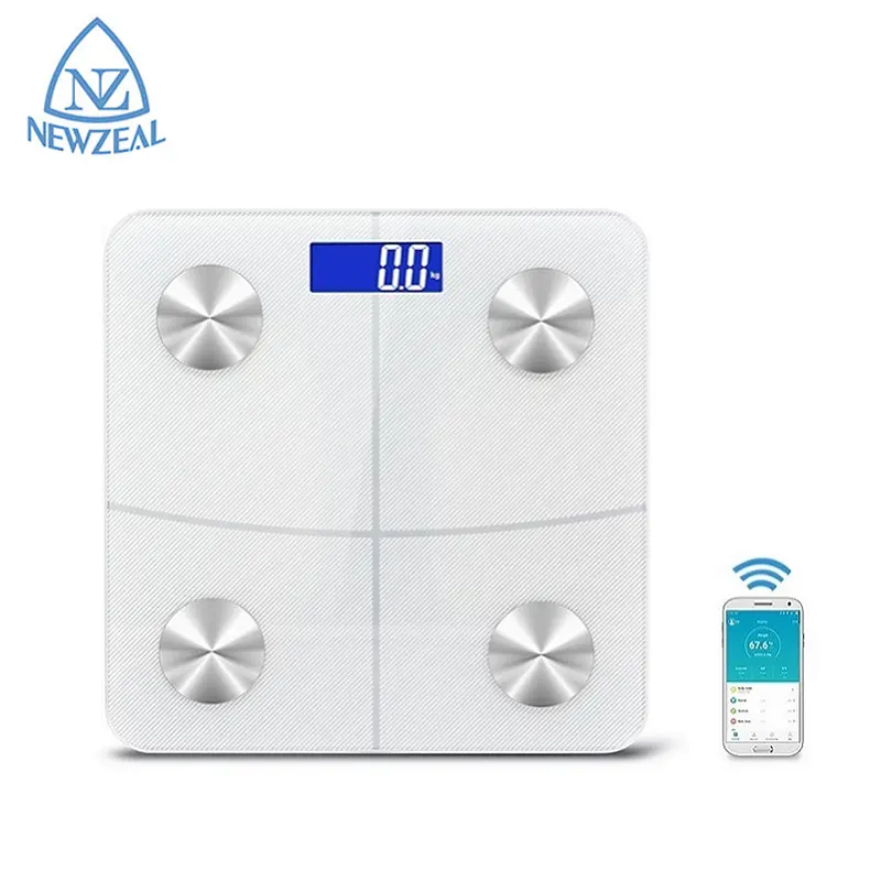 New Design Calculate Percentage Digital Blue Tooth Bodyfat Scale Blue Tooth Body Fat
