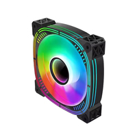 Ventiladores RGB para PC de 6 Pines y 120 mm con Disipador de Calor de Aluminio y Rodamiento Líquido para Computadoras de Escritorio para Juegos, con 1600 RPM, Precio de Fábrica