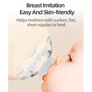 Silicone bébé produits mère allaitement allaitement bébés allaités mamelon bouclier protecteur <span class=keywords><strong>pour</strong></span> nouveau-né - Product Image 4