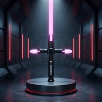 Sabres laser Nexus Acceptale Crossguard RGB Baselit XENO3.0 Pixel à charge rapide, avec changement de couleur infini et haut-parleur basse fréquence