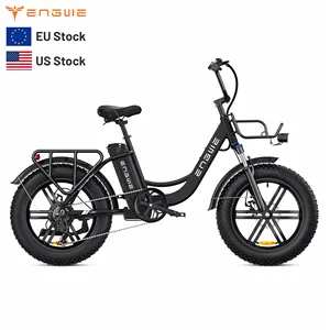 ENGWE L20 EU Stock Neues Modell Zyklus 250W 25 km/h Elektro fahrrad Vintage 48V 13Ah Fat Tyres E Bike