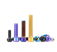 Vis à tête cylindrique Ti TC4, vis coniques Torx anodisées PVD M4 M5 M6 M8, vis de moto Gr5