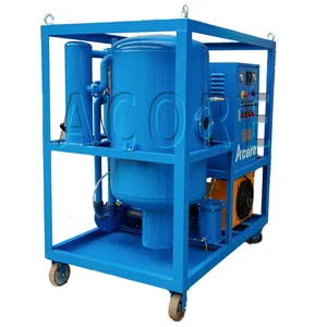Máquina de filtración de aceite hidráulico Sistema de lavado de aceite portátil