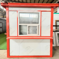 Module préfabriqué de luxe pliable en panneaux sandwich, design moderne, mini-maisonnette avec salle de bain et toilettes