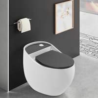 Wc de haute qualité en forme d'oeuf cuvette de toilette ronde en céramique toilette sanitaire