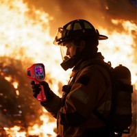 Detector de Fugas de Gas Infrarrojo con Imagen Térmica LSJ-TIG10 para Rescate en Incendios y Seguridad Química en Instalaciones de Petróleo y Gas 640*512 IP67