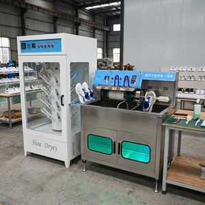 Laveuse-sécheuse de chaussures semi-automatique commerciale, équipement électrique de lavage et de séchage de chaussures pour les entreprises - Product Image 1
