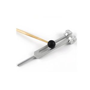 Outils de diagnostic de fournitures médicales <span class=keywords><strong>Instrument</strong></span> de <span class=keywords><strong>musique</strong></span> de guérison par le son Diapason en alliage d'aluminium argenté noir - Product Image 1