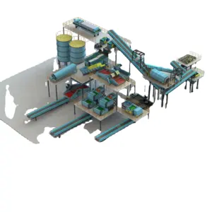 Trustworthy supplier Municipal solid waste garbage sorting recycling separating recovery industrial waste optical sorter