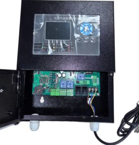 メタンと一酸化炭素ガス警報コントローラ黒鉄ボックスケーシングと操作可能なパネル - Product Image 3