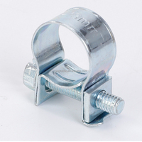Colliers de serrage pour tuyau de carburant en acier galvanisé robuste de 6 mm à 28 mm, style mini métrique, pour les lignes d'eau de lavage de voiture