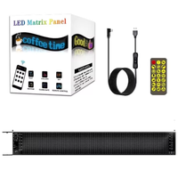 Programmable USB 5V rvb motif Animation texte bricolage panneau de défilement télécommande publicité LED matrice voiture signe écran d'affichage