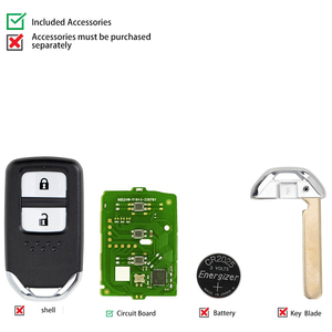 XHORSE XZBT42EN <span class=keywords><strong>VVDI</strong></span> Carte PCB de télécommande à <span class=keywords><strong>2</strong></span> boutons pour Honda uniquement - Product Image 4