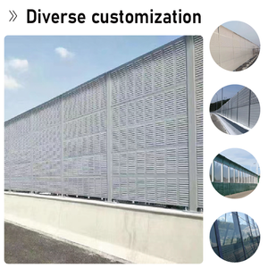 Moderne Hochleistungs-Acryl-Mikroporöse Schallschutzplatte mit 85% Geräuschreduzierung für Autobahn- und Straßenrandnutzung - Product Image 1